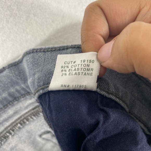 J Brand Rail Sweet Gray Distressed Slit Denim Jean - Picture 9 of 16